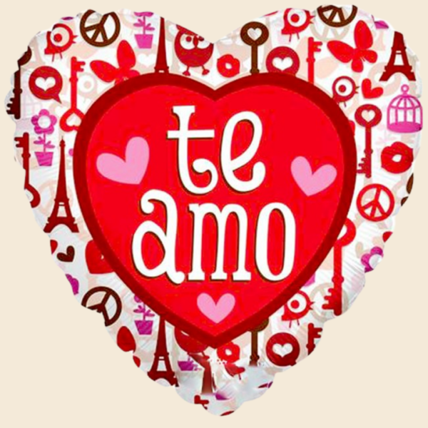 Globo Metalico de Amor