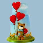 Pastel - Oso Enamorado