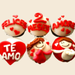 6 Cupcakes - Amor