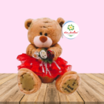 Osita con vestido rojo